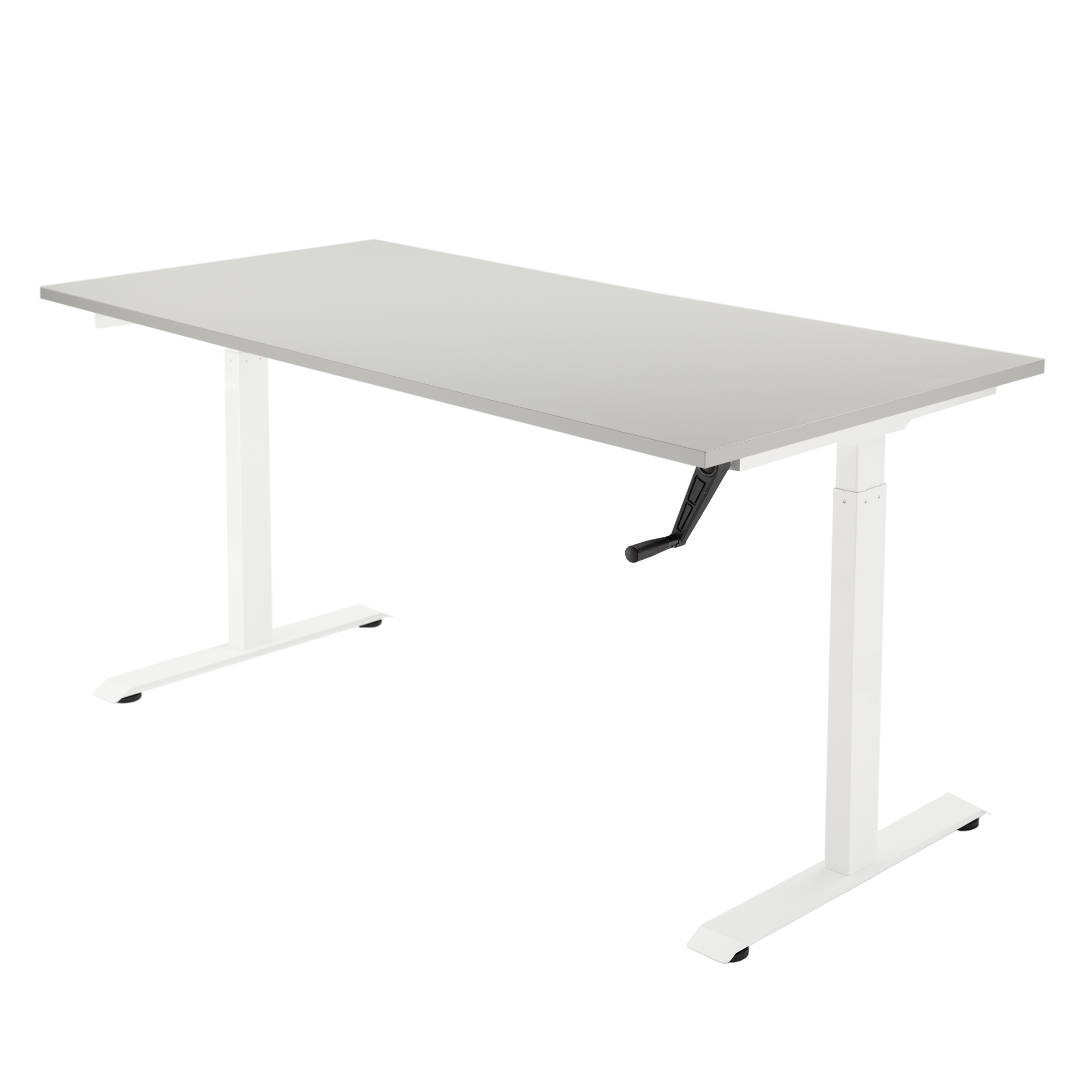 Biurko z ręczną regulacją korby Gravity