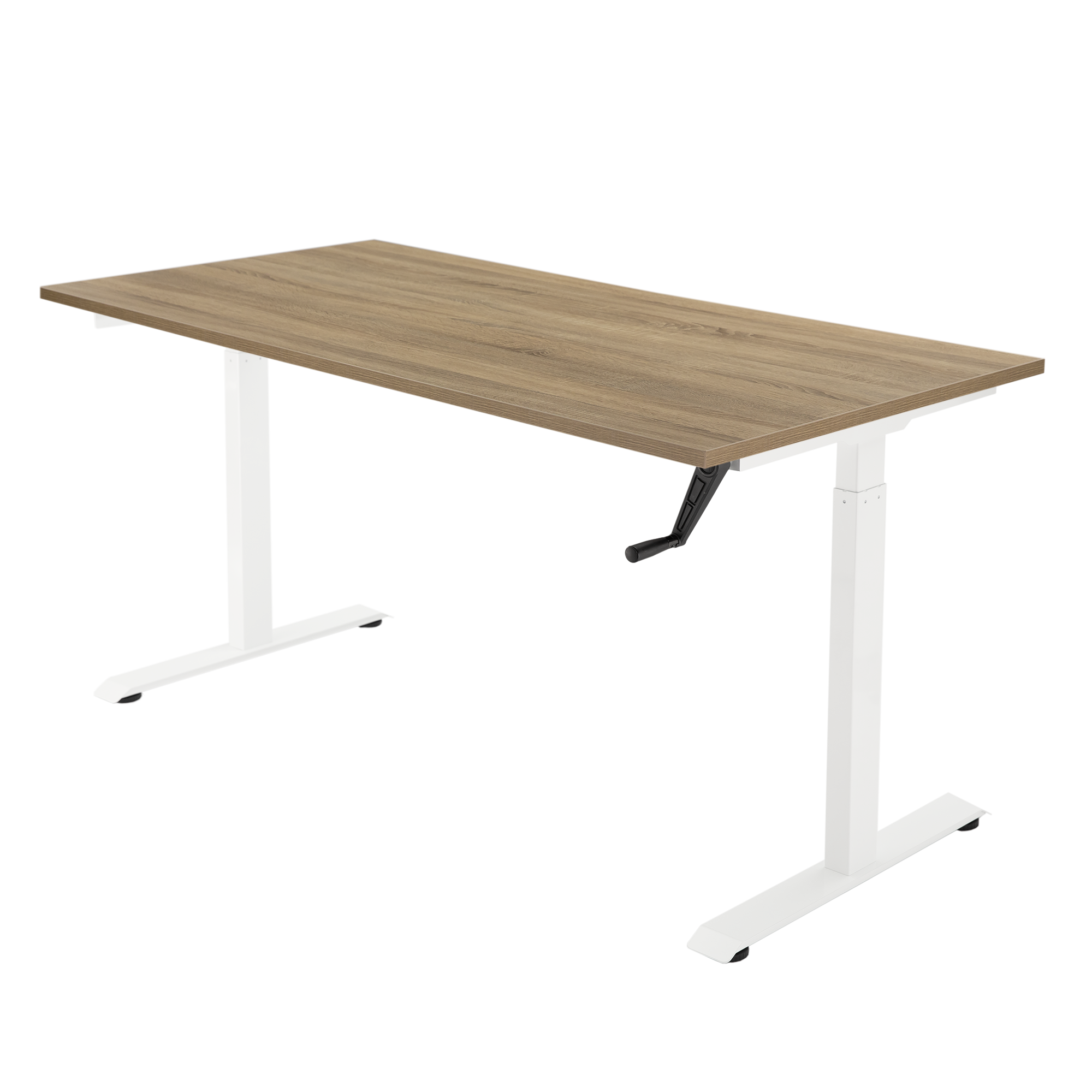 Biurko z ręczną regulacją korby Gravity