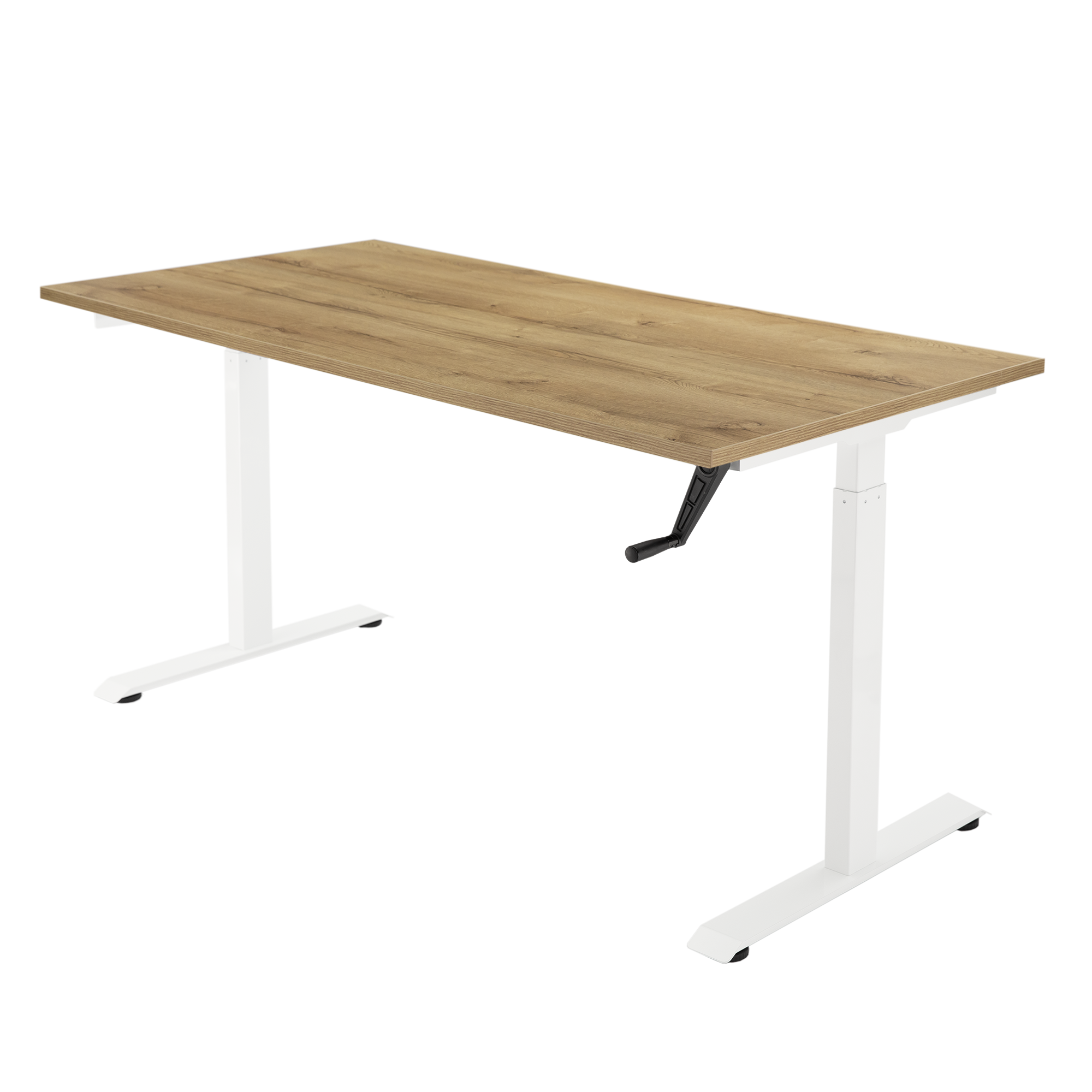 Biurko z ręczną regulacją korby Gravity