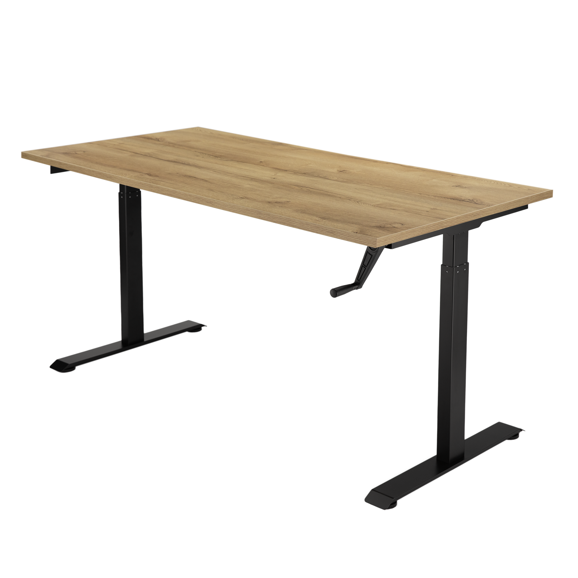 Biurko z ręczną regulacją korby Gravity