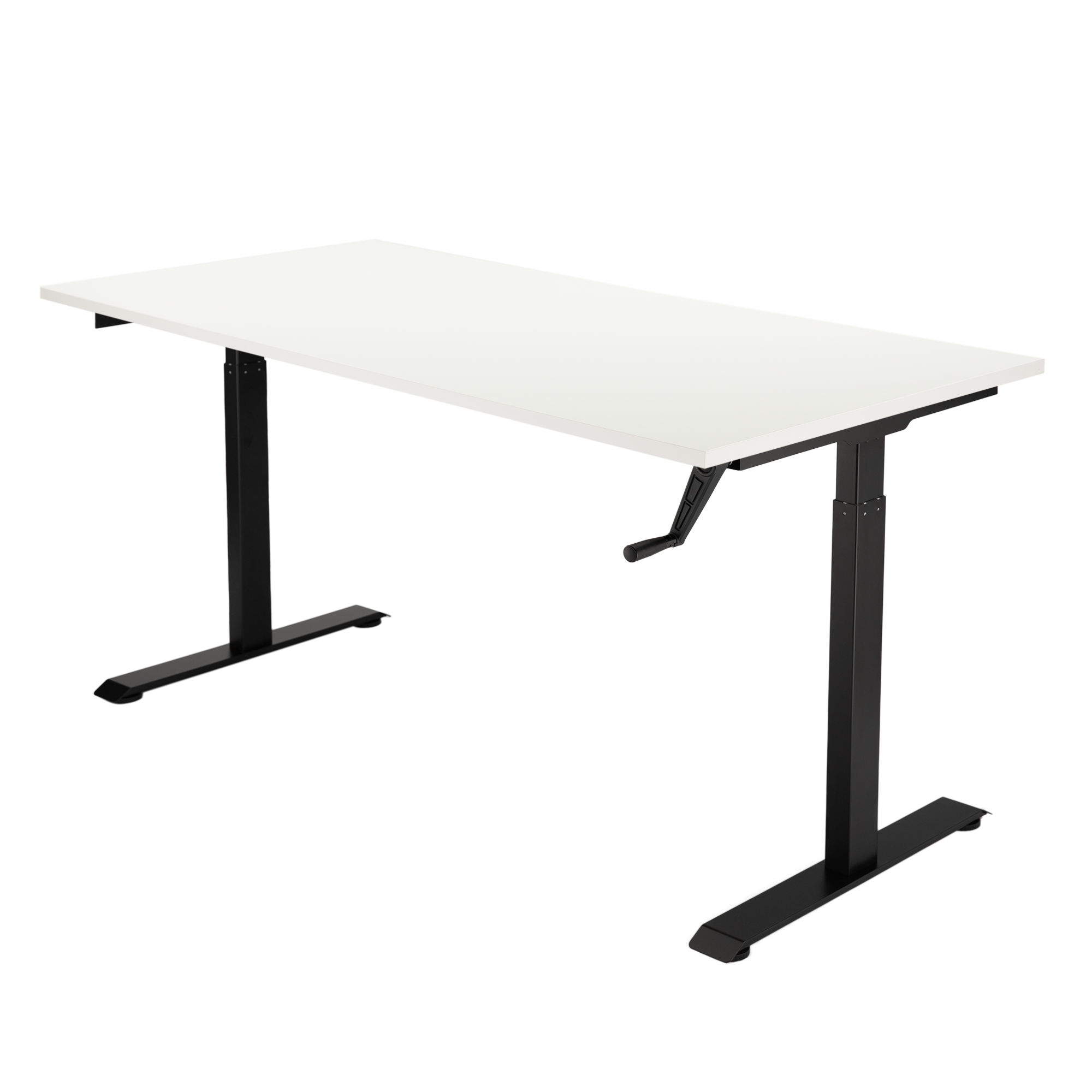 Biurko z ręczną regulacją korby Gravity